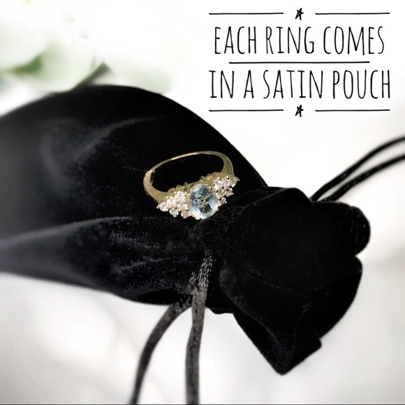 RING | Genuine Blue Topaz - Picture 6 of 7